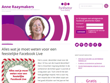 Tablet Screenshot of anneraaymakers.nl